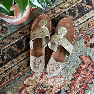 Classic ✨ Jack Rogers Sandals in Platinum